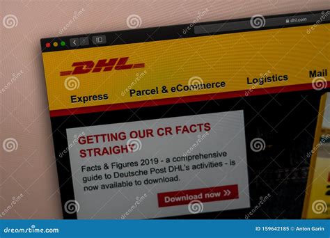 Home page DHL .